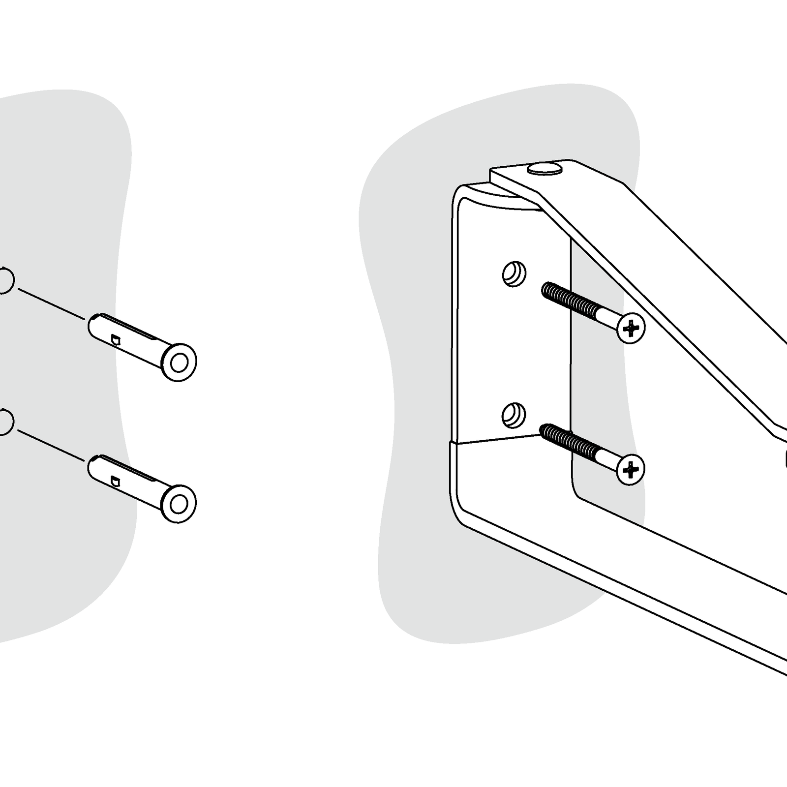 Abschließbare Leiter-Wandhalterung