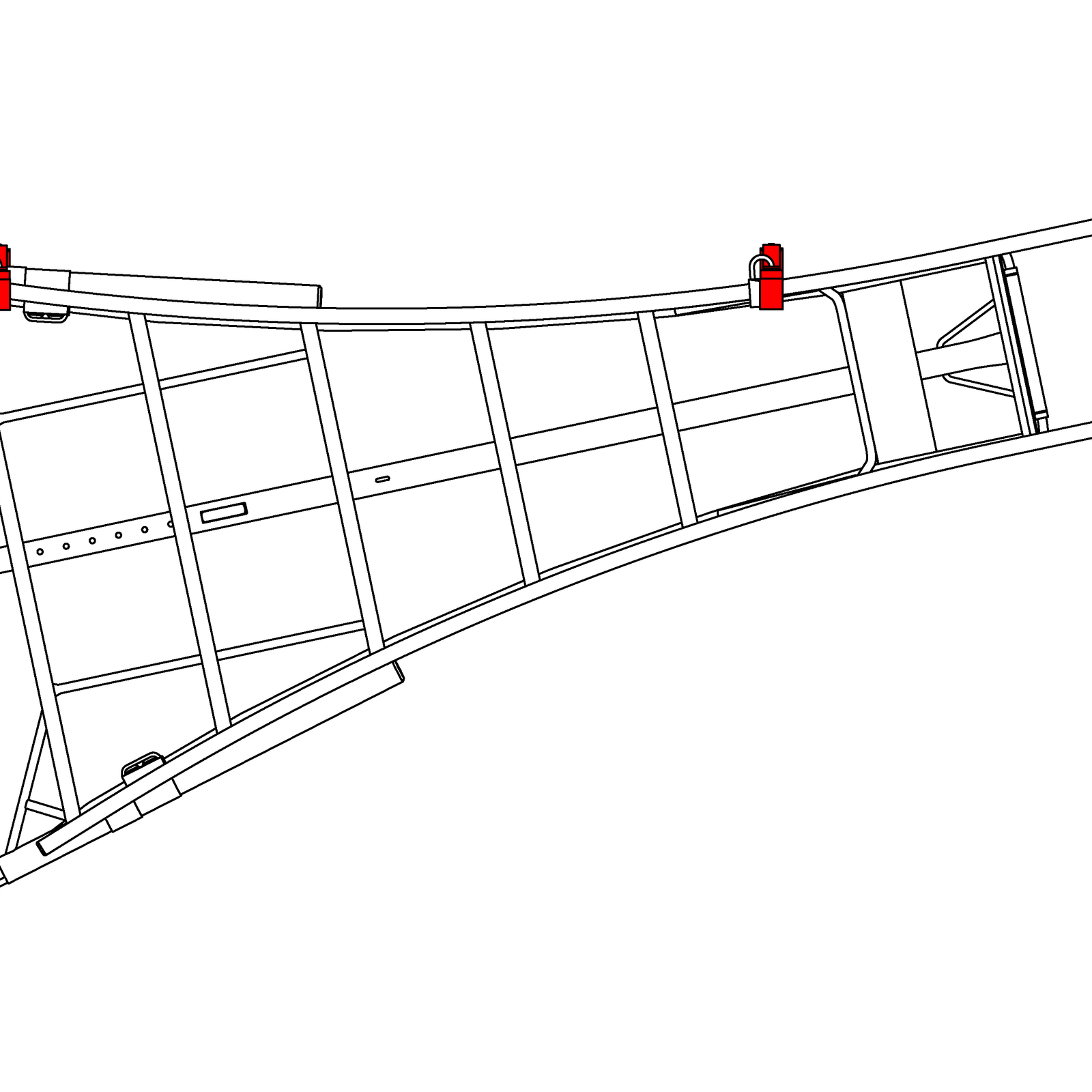 Abschließbare Leiter-Wandhalterung