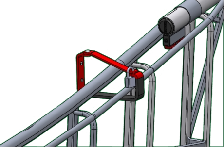 Abschließbare Leiter-Wandhalterung